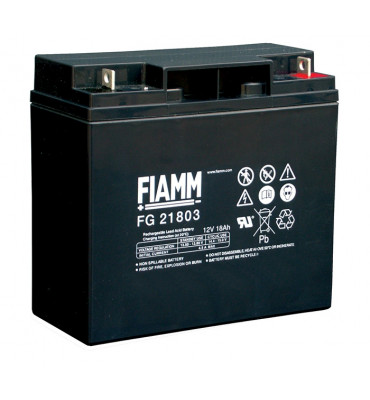 Batterie au plomb étanche Fiamm 12V 18Ah Code commande RS