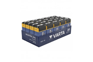 ▷ Piles Alcalines Varta Industrial Pro 9V (20 Unités)