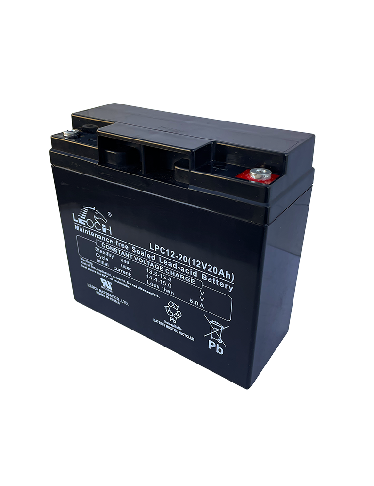 12V 20Ah batterie cyclique au plomb, battery-direct CYC-AGM-12-20,  181x76x166 mm (Lxlxh), Borne